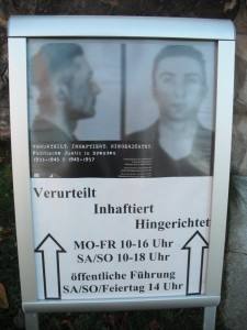 Verurteilt - Inhaftiert - Hingerichtet. Ausstellung in der Gedenkstätte Münchner Platz, Dresden