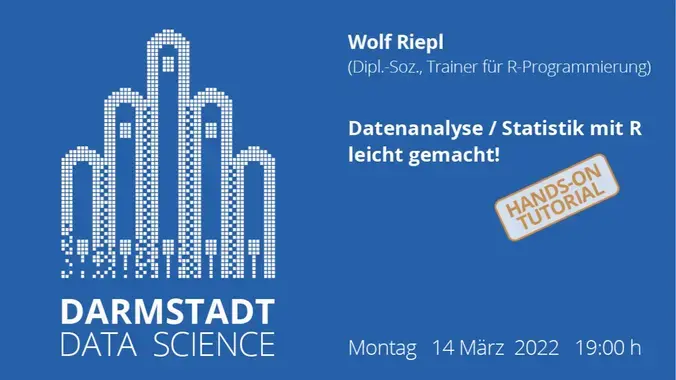 Data Science Darmstadt Meetup: Statistik mit R leicht gemacht