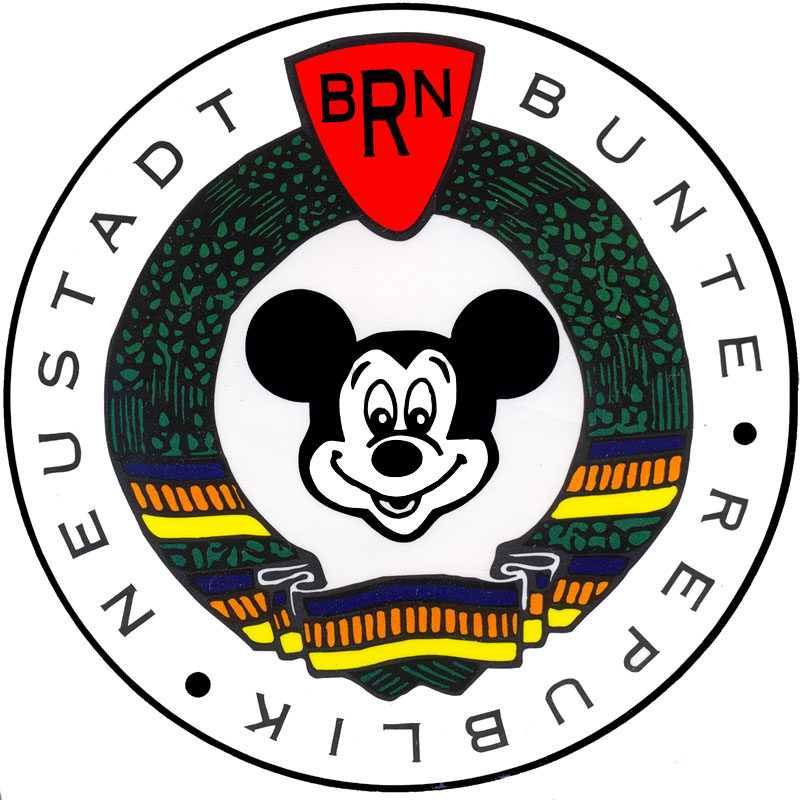 Logo der Bunten Republik Neustadt, 1995