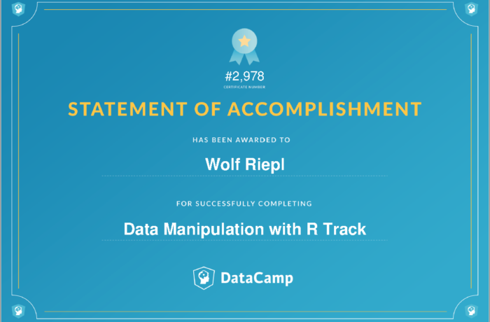 R Skill Track: Data manipulation with R