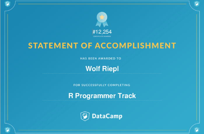 Career Track: R Programmer