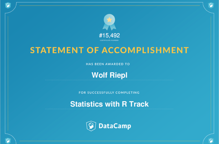 Skill Track: Statistics with R